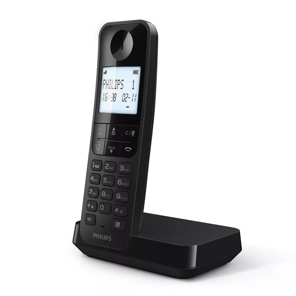Telefono Senza Fili Philips D2701b Nero