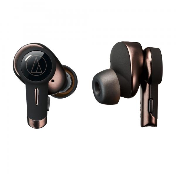 AudiO-Technica AtH-Twx9 Cuffia E Auricolare True Wireless Stereo [tws] IN-Ear Musica Bluetooth Marrone (audio Technica AtH-Twx9 Wireless Earbu)