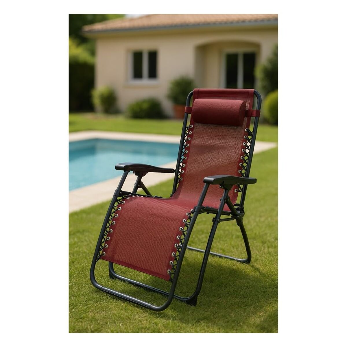 Sedia Pieghevole Marbueno Bordeaux 90 X 108 X 66 cm