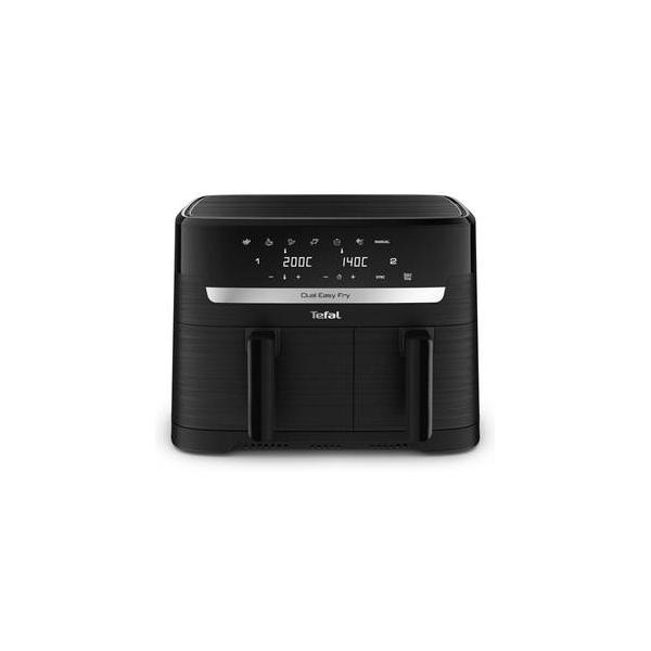 Tefal Easy Fry Ey901n, Heißluftfritteuse, 8,3 L, Doppel, Schwarz, Berührung, Eigenständig