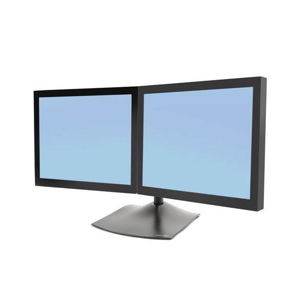 Ergotron Ds100 - Aufstellung - Horizontal - Für 2 LcD-Displays - Aluminium, Stahl - Schwarz - Bildschirmgröße: Bis Zu 61 Cm (bis Zu 24 Zoll)