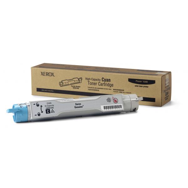 Xerox Cartuccia toner ad alta capacità ciano, Phaser 6300 [non è compatibile per la PHASER 6350] (XER PHASER 6300 CYAN TNR XEROX)