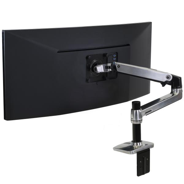 Ergotron LX Series Desk Mount LCD Arm 86,4 cm [34] Scrivania Nero (LX DESK MOUNT LCD ARM - ALUMINIUM)