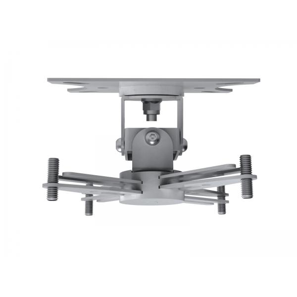 Vision TM-CC supporto per proiettore Soffitto Bianco (Universal projector ceiling mount - no pole - supports projector 110 mm below ceiling - fits most projectors - obstruction free cable management