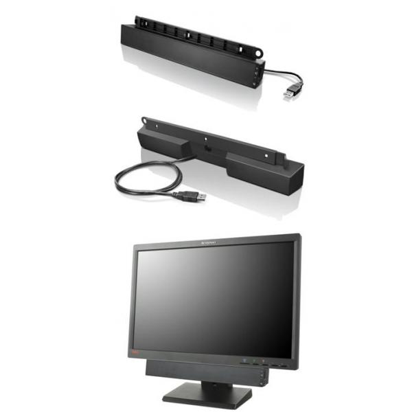 Lenovo USB Soundbar Nero 2.0 canali 2,5 W (THINKVISION USB SOUNDBAR - IN)