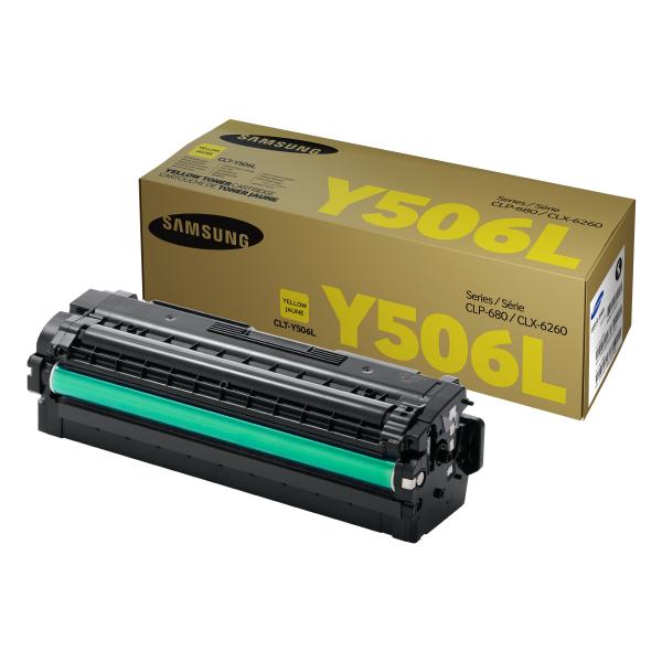 Samsung CLT-Y506L cartuccia toner 1 pz Originale Giallo (Yellow for CLP-680ND/CLX-6260 - Warranty: 12M)