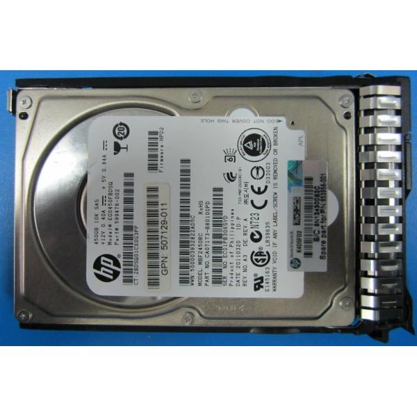 HPE 450GB hot-plug dual-port SAS HDD disco rigido interno 10000 Giri/min 2.5 (450Gb 6G SAS HDD 10K 2.5in SC - 450GB hot-plug dual-port SAS - HDD, 2.5, 450 GB, 10000 RPM - Warranty: 36M)