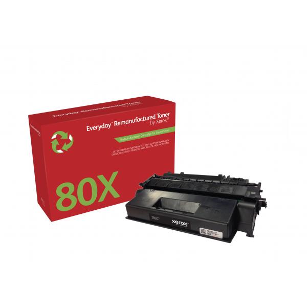 Toner rigenerato Everyday™ di Xerox Mono compatibile con HP 80X [CF280X], Alta capacità (HP LJ M401 LJ M425 HIGH YIELD - OEM CF280X)