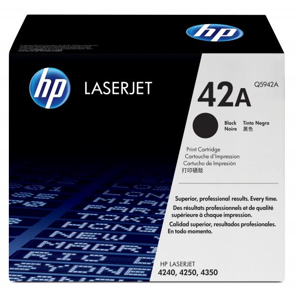HP Cartuccia Toner originale nero LaserJet 42A (HP LASERJET 4250 4350 TONER 10KPAGES)