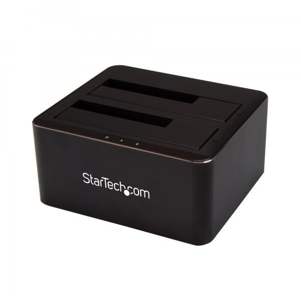 StarTech.com Docking Station a Doppio Bay SATA per 2x 2,5/3,5 SATA SSD/HDD - USB 3.0 (DUAL BAY SATA HARD DRIVE DOCKIN - STATION - SATA HDD/SSD - USB 3.0)
