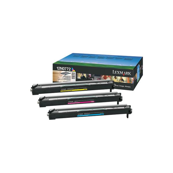 Lexmark 12N0772 kit per stampante (LEXMARK C920 COLOUR PHOTODEVEL 3 COLOUR C Y M SET)