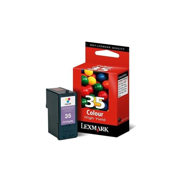 Lexmark ?35 High Yield Color Ink Cartridge cartuccia d'inchiostro 1 Cartridge Originale Ciano, Magenta, Giallo (LEXMARK #35XL COLOUR INKJET PRINT CARTRIDGE)