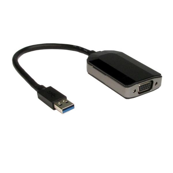 Cables Direct USB 3.0 - VGA adattatore grafico USB Nero (USB 3.0 VGA Adapter)