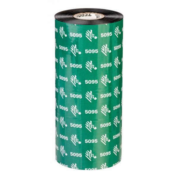 Zebra 5095 Resin nastro termico 450 m Nero (RIBBON 5095 RESIN 110MM - 450 METERS C-25MM BOX OF 6)