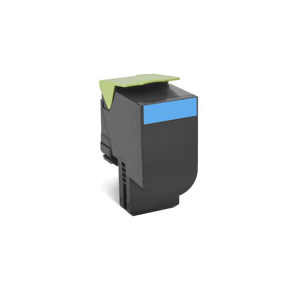 Lexmark 702HC cartuccia toner 1 pz Originale Ciano (CORPORATE TONER CARTRIDGE CYAN - 702HCE 3K PGS CS310 CS410)