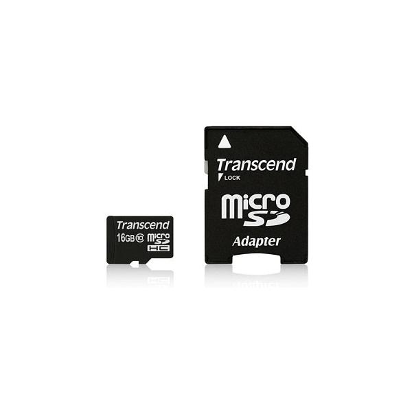 Transcend 16GB microSDHC Class 10 UHS-I MLC Classe 10 (SDHC Micro UHS-1 16GB Class 10 - Incl. Adapter for SD format - Warranty: 24M)