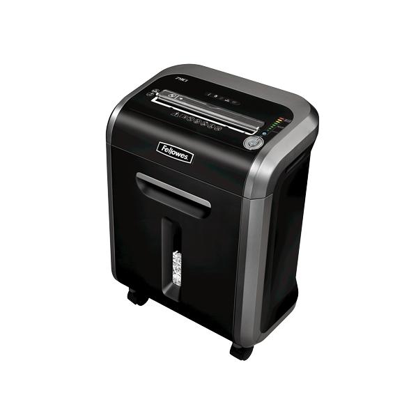 Fellowes 79CI distruggi documenti Taglio a coriandoli 23 cm Nero (Powershred 79CI Shredder [Cross Cut] 230v UK)