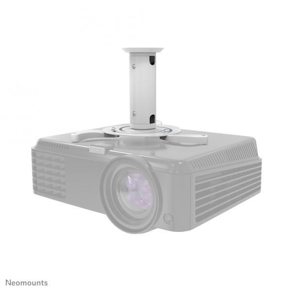 Neomounts BEAMER-C80WHITE Supporto a soffitto beamer - alt. 13-20 cm - mobilità completa (Neomounts AV Projector Ceiling Mnt 8-15 cm BEAMER-C80WHITE)