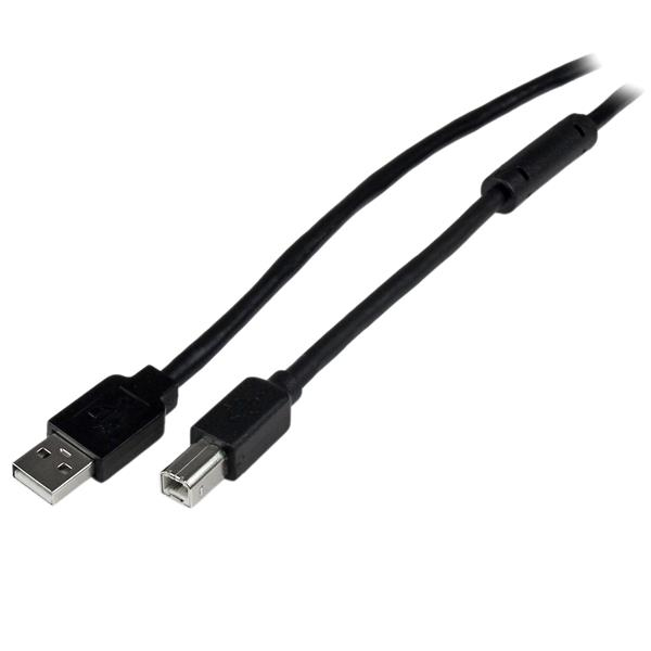 StarTech.com Cavo attivo USB 2.0 A a B da 20 m - M/M (20M 65 FT ACTIVE USB 2.0 A TO B - CABLE - M/M - LONG USB CABLE)