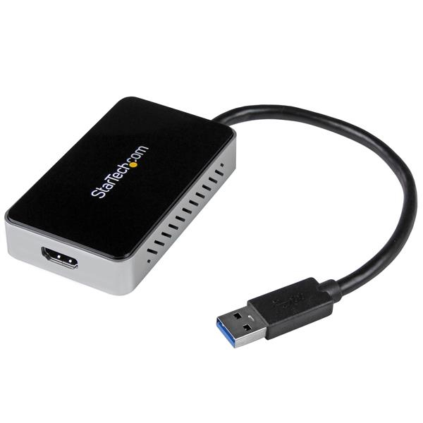 StarTech.com Adattatore scheda video esterna per più monitor USB 3.0 a HDMI con hub USB a 1 porta – 1920x1200 / 1080p (USB 3 TO HDMI EXTERNAL GRAPHICS - ADAPTER WITH 1-PORT USB HUB)