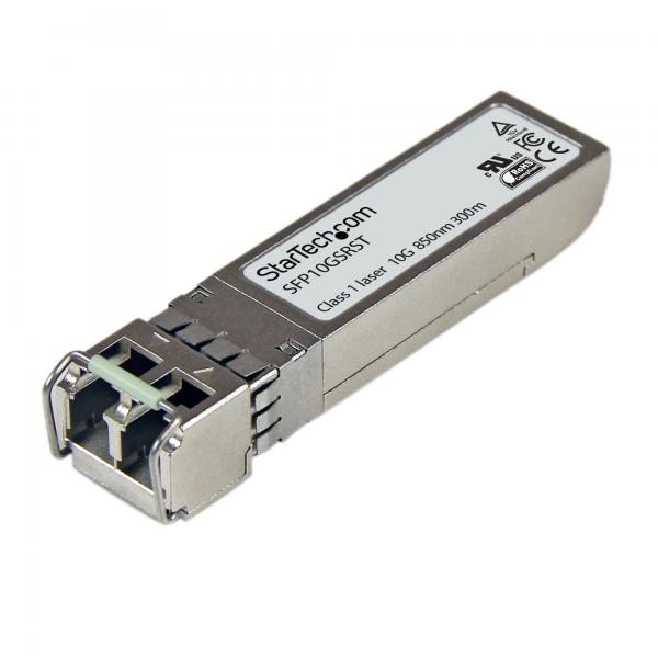 StarTech.com Modulo SFP+ compatibile con Cisco SFP-10G-SR - 10GBASE-SR - Ricetrasmettitore ottico MMF multimodale in fibra 10GbE - 10GE Gigabit Ethernet SFP+ - LC 300m - 850nm - DDM Cisco Firepower,