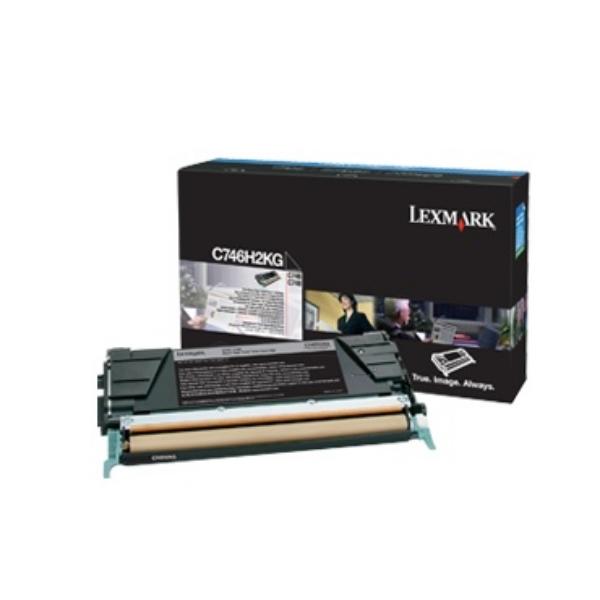 Lexmark C746H3KG cartuccia toner 1 pz Originale Nero (CORPORATE TONER CARTRIDGE - BLACK 12K PGS C746 C748)