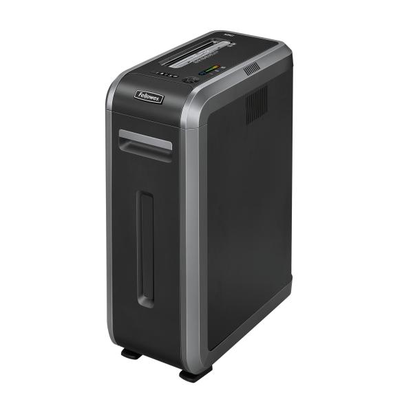 Fellowes Powershred 125Ci distruggi documenti Triturazione incrociata 63 dB 22,9 cm Nero, Argento (Fellowes 125CI Cross Cut Shredder)