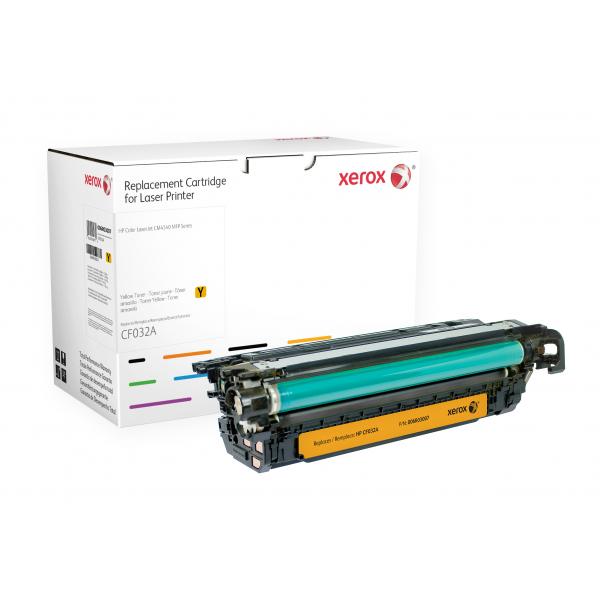 Xerox Cartuccia toner giallo. Equivalente a HP CF032A. Compatibile con HP Colour LaserJet CM4540 MFP (XEROX 006R03007 YELLOW TONER CF032A)