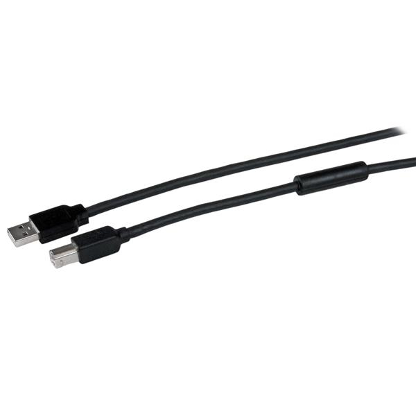 StarTech.com Cavo Active USB 2.0 A a B da 15 m - M/M (15M LONG USB CABLE - ACTIVE USB - PRINTER CABLE 50 FT - A TO B M/M)