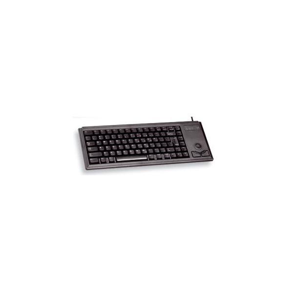 CHERRY G84-4420 tastiera Universale USB QWERTY Inglese US Nero (COMPACT KEYBOARD TRACKBALL USB - BLACK US-ENGLISH INTL ML TECH) - Versione UK