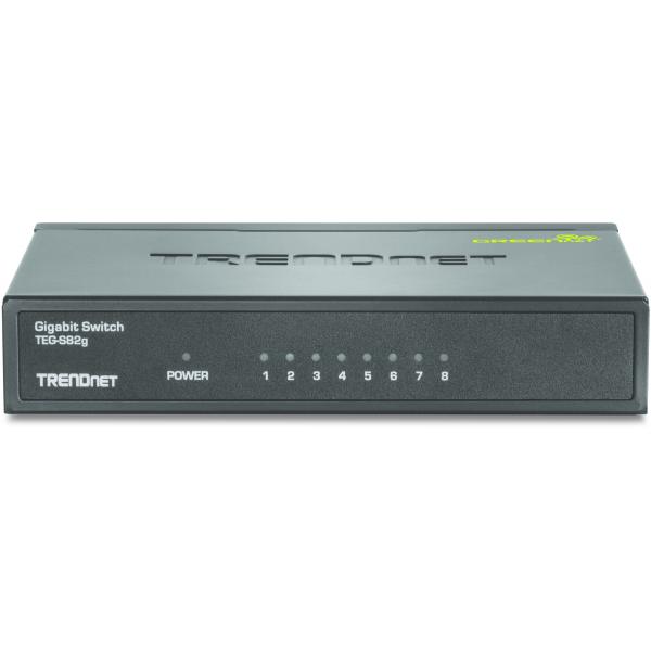 Trendnet GREENnet Non gestito Gigabit Ethernet [10/100/1000] Nero (Trendnet GREENnet Unmanaged Gigabit Ethernet [10/)