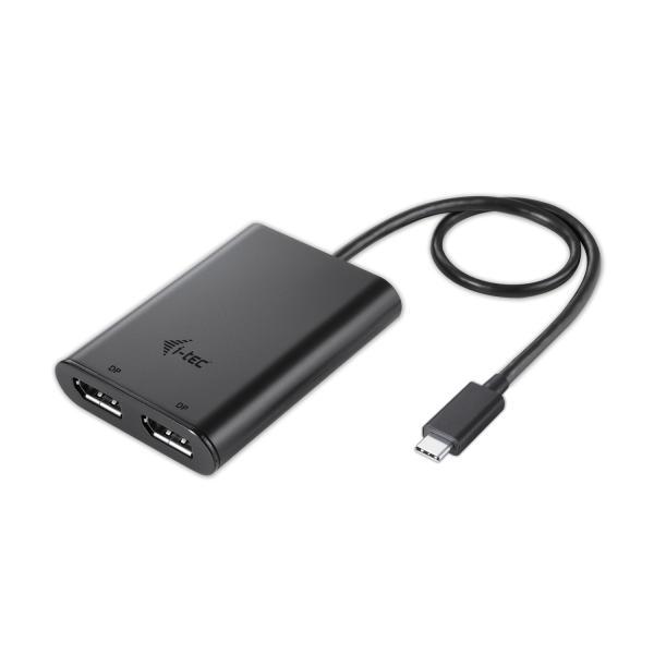 i-tec USB-C 3.1 Dual 4K DP Video Adapter (USB-C to Dual Display Port Ada C31DUAL4KDP)