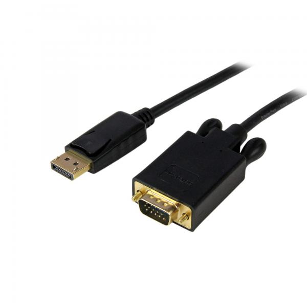 StarTech.com Cavo da DisplayPort a VGA da 4,6 m - Cavo adattatore da DisplayPort a VGA attivo - Video 1080p - Cavo monitor da DP a VGA - Convertitore da DP 1.2 a VGA - Connettore DP a scatto (4.5M DI