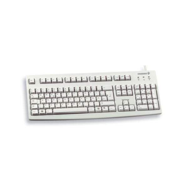 CHERRY G83-6104 tastiera Universale USB QWERTY Inglese US Grigio (CHERRY Keyboard G83-6104 [US/EU] beige USB)