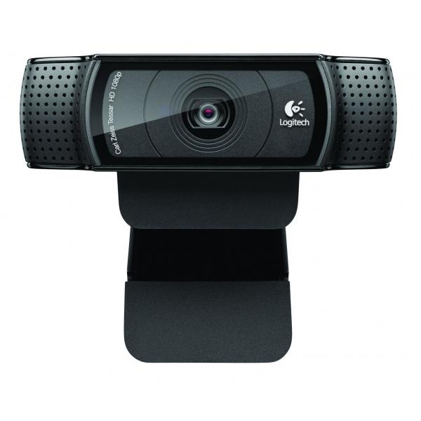 Logitech HD Pro C920 webcam 1920 x 1080 Pixel USB 2.0 Nero (Webcam HD Pro C920 - C920, 1920 x 1080 pixels, - 1080p,720p, H.264,M-JPEG, USB 2.0, Black, Clip/Stand - Warranty: 24M)