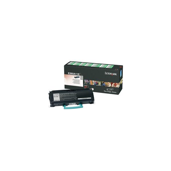 Lexmark E260A11E cartuccia toner 1 pz Originale Nero (Toner Black Return Program - Pages 3.500 - Warranty: 12M)