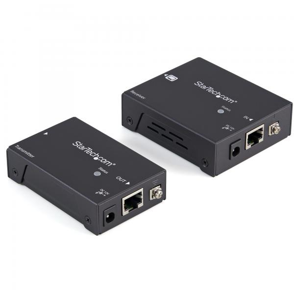 StarTech.com Extender HDMI su CAT5e / CAT6 100 m - HDMI su CAT5e - HDBaseT Extender - 4K 30Hz - HDMI Video Extender (HDMI OVER CAT 5 EXTENDER - WITH POWER OVER CABLE - 100M)