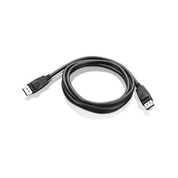 Lenovo DP-DP, 1.8m 1,8 m DisplayPort Nero (DisplayPort Cable Kit - Warranty: 6M)
