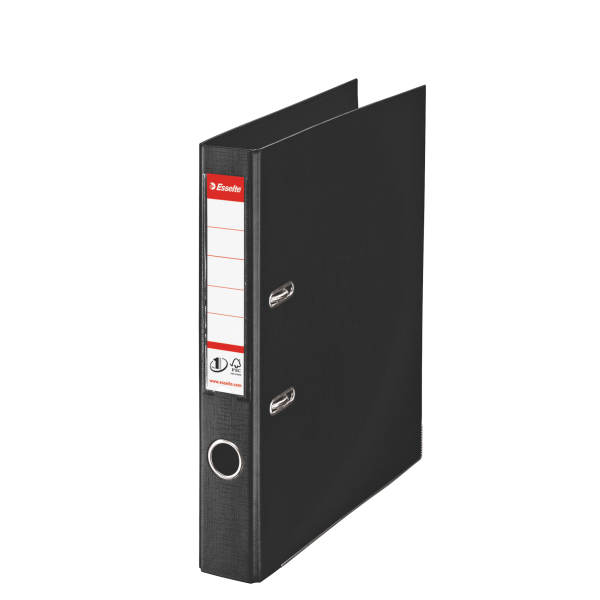 Esselte 811470 raccoglitore ad anelli A4 Nero (Esselte Pack of 10 No.1 VIVIDA Lever Arch File 350 sheets)