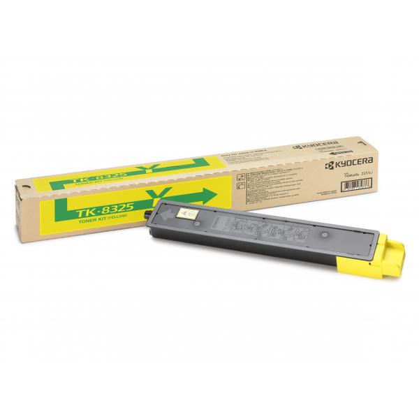KYOCERA TK-8325Y cartuccia toner 1 pz Originale Giallo (Kyocera TK 8325Y - gul - original - to)