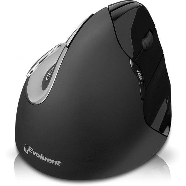 Evoluent VM4RM mouse Mano destra Bluetooth Ottico (An Evoluent product. RIGHT HANDED Evoluent VerticalMouse 4 Bluetooth in Black for MAC [Can be used for Windows OS; buttons have default functionalit