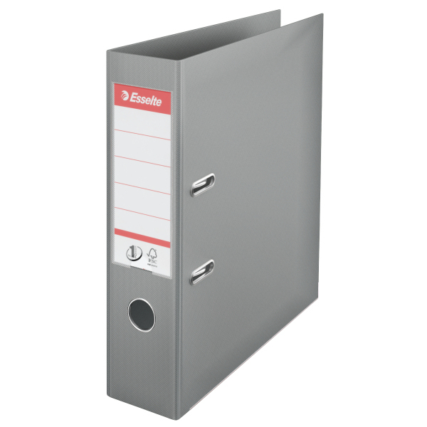 Esselte 811380 raccoglitore ad anelli A4 Grigio (LAF Nr1 Power PP A4/75 Gr)