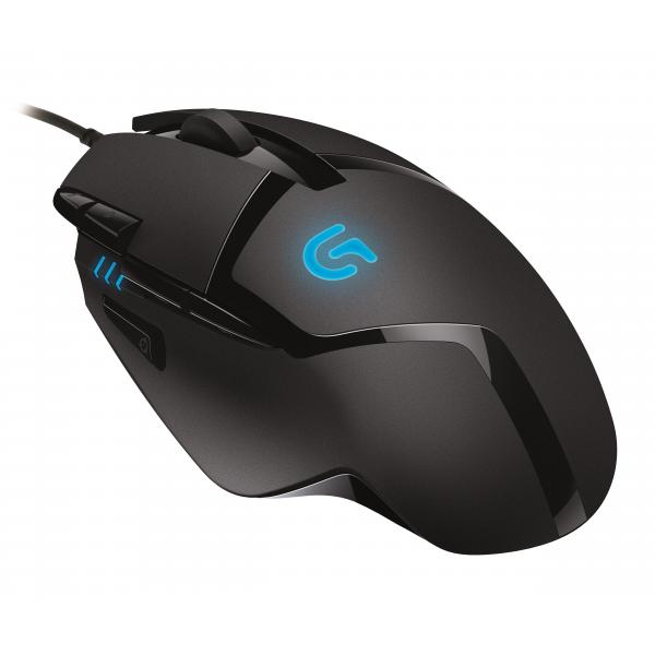 Logitech G 910-004067 mouse Gaming USB tipo A Ottico 4000 DPI (Logitech Mouse G402 Gaming Hyperion Fury)