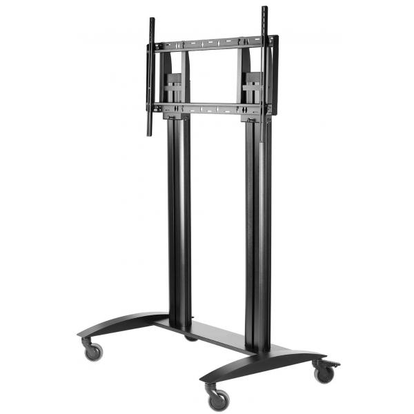 Peerless SR598 carrello e supporto multimediale Nero Pannello piatto Carrello multimediale (Flat Panel Cart For 55 to 98 Displays SR598)