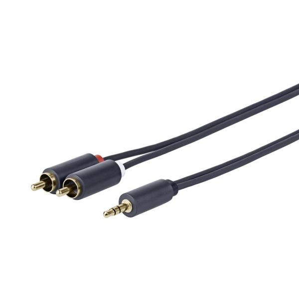 Vivolink PROMJRCA30 cavo audio 30 m 3.5mm 2 x RCA Nero (3.5MM - 2 X RCA M-M - . - Warranty: 1188M)
