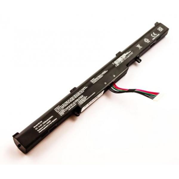 CoreParts MBI2550 ricambio per laptop Batteria (Laptop Battery for Asus - 31.68Wh 14.4V 2200mAh 31.68Wh - 4 Cell Li-ion 14.4V 2200mAh Black, A41N1501, 0B110-00360000, 0B110-00360100, - Warranty: 12M)