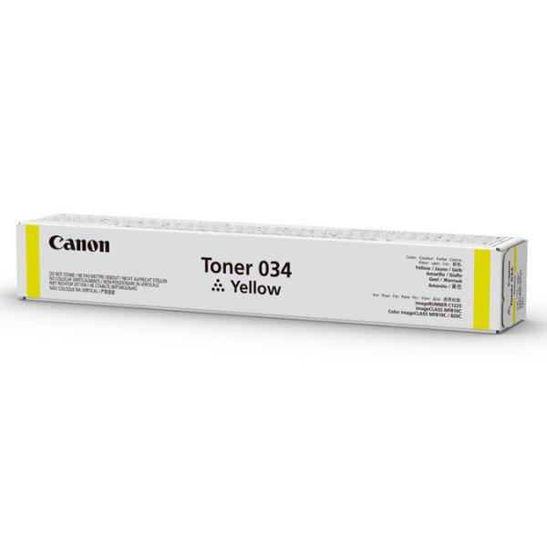 Canon 034 cartuccia toner 1 pz Originale Giallo (Canon 034 - gul - original - tonerpatr)