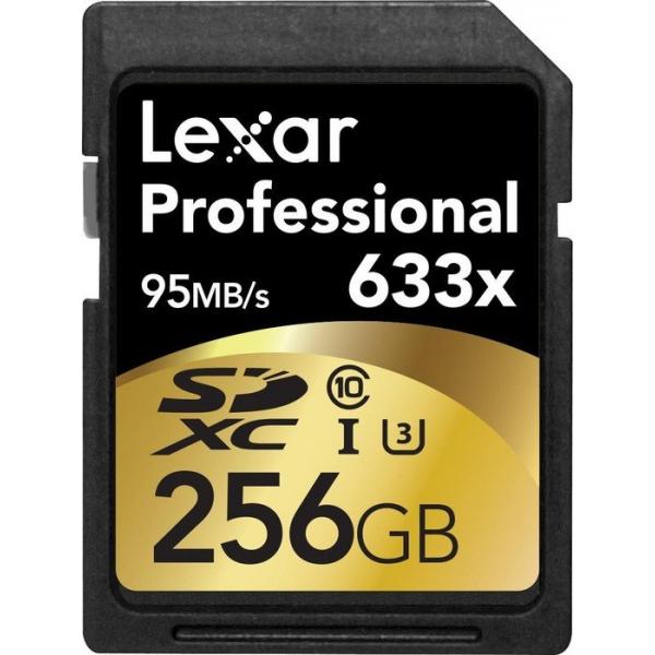Lexar LSD256CBEU633 memoria flash 256 GB SDXC UHS Classe 10 (256GB Lexar Professional 633x UHS-I Class 10 SD Card)