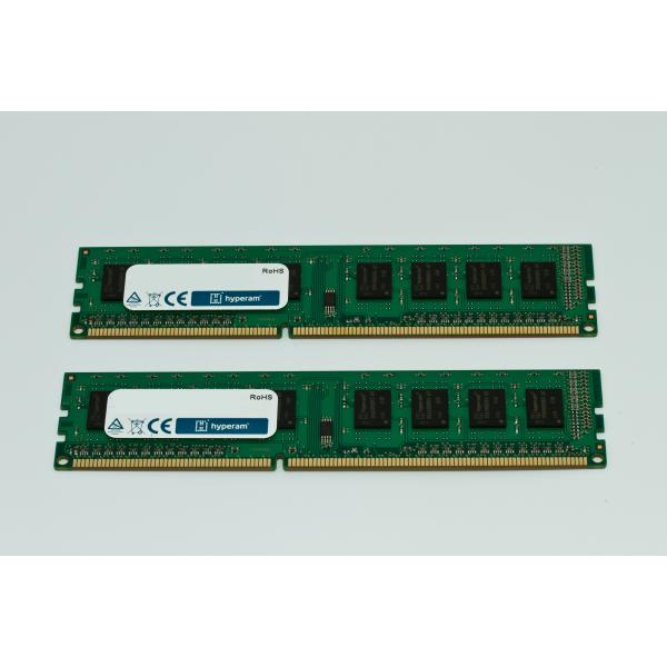 Hypertec HYUK31025684GBECCOE memoria 4 GB DDR3 240-pin DIMM Data Integrity Check [verifica integrità dati] (A Hypertec Hyperam 4GB 1066Mhz Legacy DDR3 [2x2GB] Single Rank ECC DIMM Kit 256X8 [Lifetime