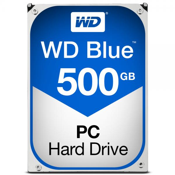 Western Digital Blue disco rigido interno 500 GB 7200 Giri/min 32 MB 3.5 Serial ATA III (WD Caviar Blue 500GB 7200RPM - 32MB Cache - Warranty: 24M)